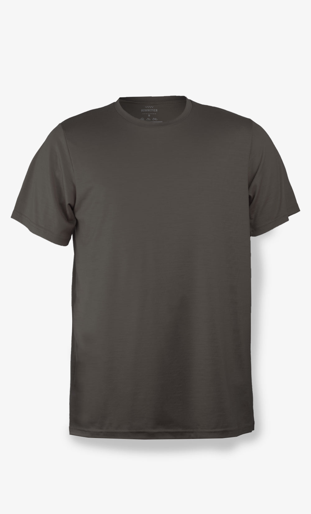 T-Shirt Mérinos Homme Châtaigne Ultra Léger