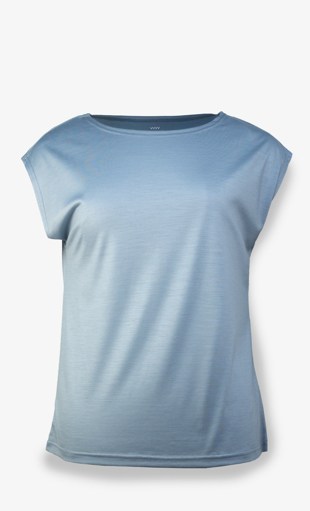 T-Shirt Mérinos Femme Couleur Dauphin Ultra Léger