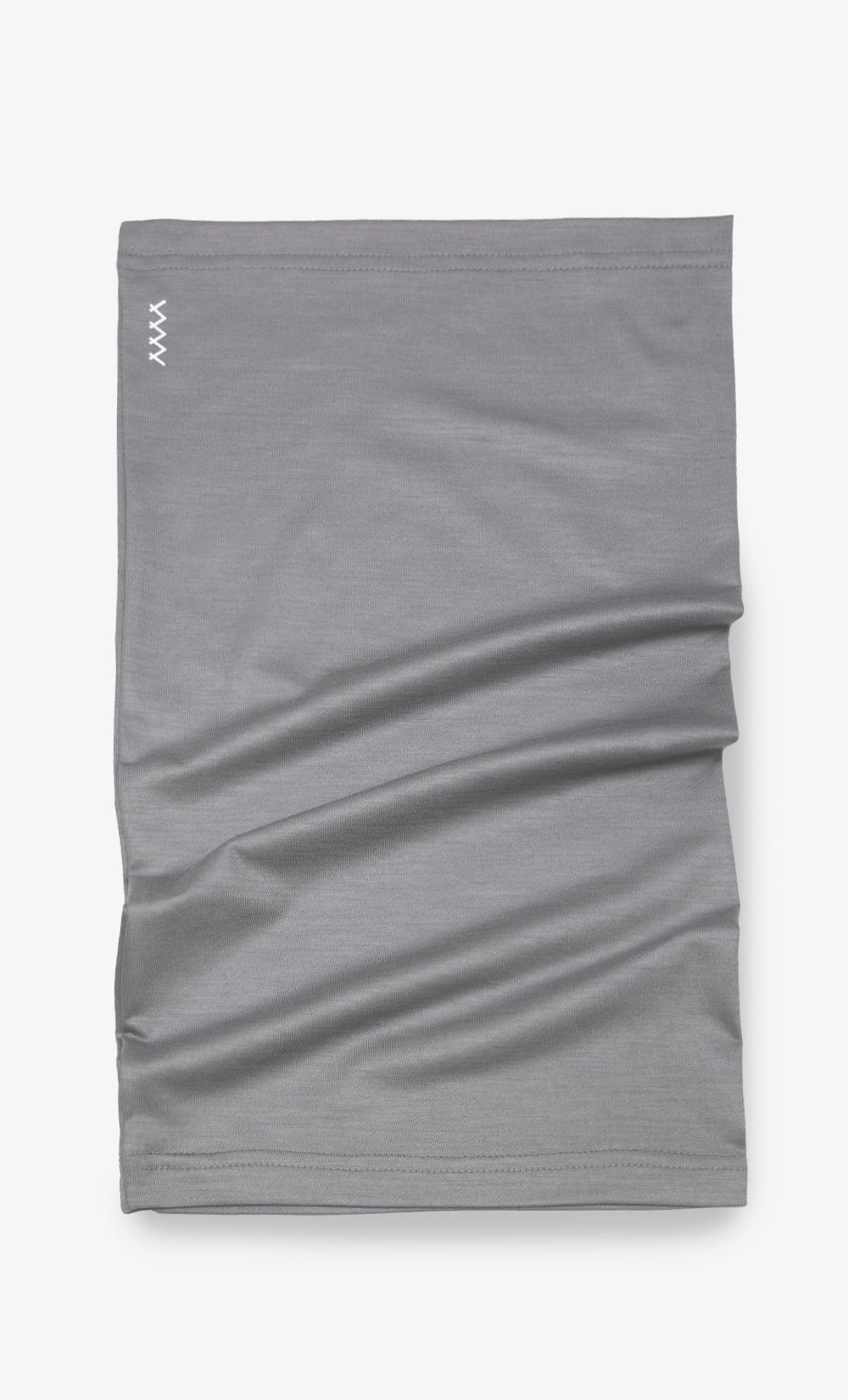 Cache-cou stretchwool gris, 96% mérinos et 4 roica.